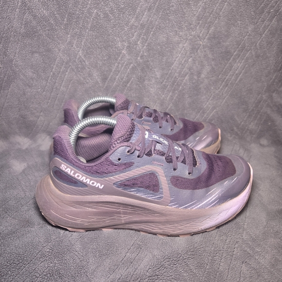 Salomon Shoes - Salomon Glide Max TR Trail Running Shoes Womens Sz 5 Hiking Sneakers Purple.